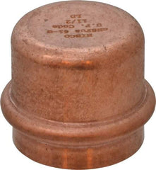 NIBCO - 1-1/2" Wrot Copper Pipe End Cap - P, Press Fitting - USA Tool & Supply