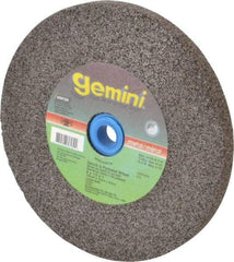 Norton - 36 Grit Aluminum Oxide Bench & Pedestal Grinding Wheel - 6" Diam x 1" Hole x 1/2" Thick, 6210 Max RPM, Very Coarse/Coarse Grade - USA Tool & Supply