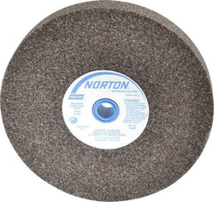Norton - 36 Grit Aluminum Oxide Bench & Pedestal Grinding Wheel - 8" Diam x 1" Hole x 1" Thick, 3600 Max RPM, Very Coarse/Coarse Grade - USA Tool & Supply