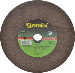 Norton - 60 Grit Aluminum Oxide Bench & Pedestal Grinding Wheel - 10" Diam x 1-1/4" Hole x 1-1/2" Thick, 2485 Max RPM, Medium Grade - USA Tool & Supply