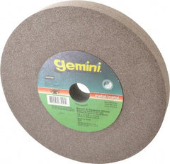 Norton - 60 Grit Aluminum Oxide Bench & Pedestal Grinding Wheel - 12" Diam x 1-1/2" Hole x 1-1/2" Thick, 2070 Max RPM, Medium Grade - USA Tool & Supply