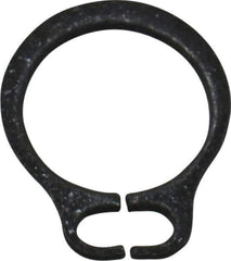 Value Collection - 0.117" Groove Diam, 1/8" Shaft Diam, Phosphate Spring Steel, Snap External Retaining Rings - 0.012" Groove Width, 0.01" Ring Thickness - USA Tool & Supply