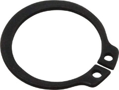 Value Collection - 0.559" Groove Diam, 19/32" Shaft Diam, Phosphate Spring Steel, Snap External Retaining Rings - 0.039" Groove Width, 0.035" Ring Thickness - USA Tool & Supply