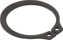 Value Collection - 0.588" Groove Diam, 5/8" Shaft Diam, Phosphate Spring Steel, Snap External Retaining Rings - 0.039" Groove Width, 0.035" Ring Thickness - USA Tool & Supply