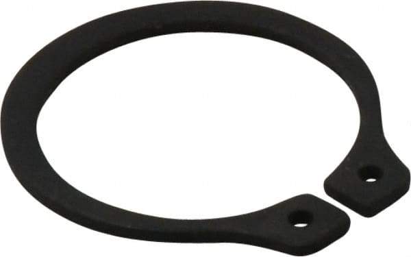 Value Collection - 0.646" Groove Diam, 11/16" Shaft Diam, Phosphate Spring Steel, Snap External Retaining Rings - 0.046" Groove Width, 0.042" Ring Thickness - USA Tool & Supply