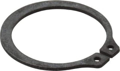 Value Collection - 0.821" Groove Diam, 7/8" Shaft Diam, Phosphate Spring Steel, Snap External Retaining Rings - 0.046" Groove Width, 0.042" Ring Thickness - USA Tool & Supply