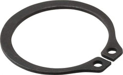 Value Collection - 0.94" Groove Diam, 1" Shaft Diam, Phosphate Spring Steel, Snap External Retaining Rings - 0.046" Groove Width, 0.042" Ring Thickness - USA Tool & Supply