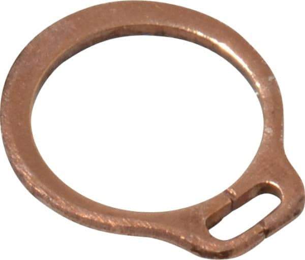 Value Collection - 0.175" Groove Diam, 3/16" Shaft Diam, Phosphate Spring Steel, Snap External Retaining Rings - 0.018" Groove Width, 0.015" Ring Thickness - USA Tool & Supply