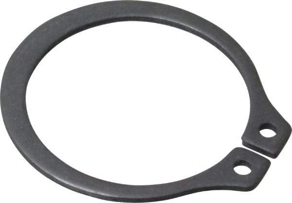 Value Collection - 1" Groove Diam, 1-1/16" Shaft Diam, Phosphate Spring Steel, Snap External Retaining Rings - 0.056" Groove Width, 0.05" Ring Thickness - USA Tool & Supply