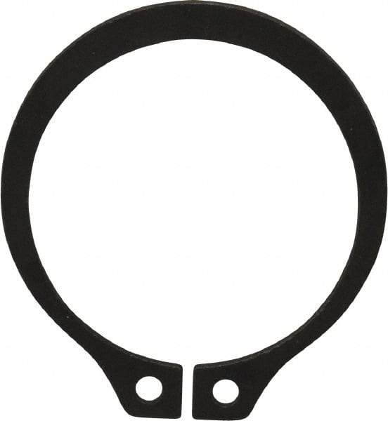 Value Collection - 1.059" Groove Diam, 1-1/8" Shaft Diam, Phosphate Spring Steel, Snap External Retaining Rings - 0.056" Groove Width, 0.05" Ring Thickness - USA Tool & Supply