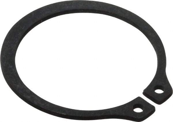 Value Collection - 1.118" Groove Diam, 1-3/16" Shaft Diam, Phosphate Spring Steel, Snap External Retaining Rings - 0.056" Groove Width, 0.05" Ring Thickness - USA Tool & Supply