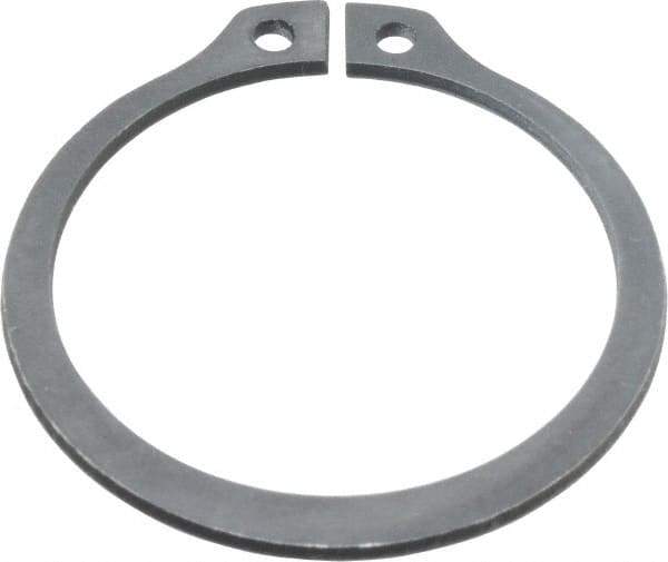 Value Collection - 1.176" Groove Diam, 1-1/4" Shaft Diam, Phosphate Spring Steel, Snap External Retaining Rings - 0.056" Groove Width, 0.05" Ring Thickness - USA Tool & Supply