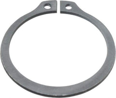 Value Collection - 1.176" Groove Diam, 1-1/4" Shaft Diam, Phosphate Spring Steel, Snap External Retaining Rings - 0.056" Groove Width, 0.05" Ring Thickness - USA Tool & Supply