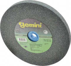 Norton - 60 Grit Silicon Carbide Bench & Pedestal Grinding Wheel - 6" Diam x 1" Hole x 1/2" Thick, 4140 Max RPM, Medium Grade - USA Tool & Supply