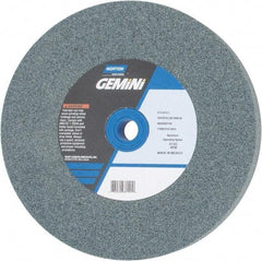 Norton - 80 Grit Silicon Carbide Bench & Pedestal Grinding Wheel - 6" Diam x 1" Hole x 3/4" Thick, 4140 Max RPM, Medium Grade - USA Tool & Supply