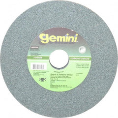Norton - 80 Grit Silicon Carbide Bench & Pedestal Grinding Wheel - 6" Diam x 1" Hole x 1" Thick, 4140 Max RPM, Medium Grade - USA Tool & Supply