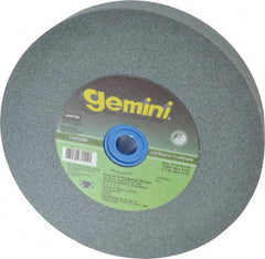 Norton - 120 Grit Silicon Carbide Bench & Pedestal Grinding Wheel - 6" Diam x 1" Hole x 1" Thick, 4140 Max RPM, Fine Grade - USA Tool & Supply