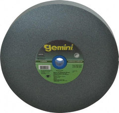 Norton - 120 Grit Silicon Carbide Bench & Pedestal Grinding Wheel - 8" Diam x 1" Hole x 1" Thick, 3600 Max RPM, Fine Grade - USA Tool & Supply