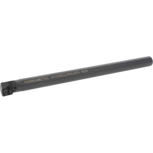 Kennametal - 19.56mm Min Bore Diam, 254mm OAL, 5/8" Shank Diam, A-SCLP-AP Indexable Boring Bar - CP.. Insert, Screw Holding Method - USA Tool & Supply