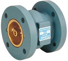 NIBCO - 5" Cast Iron Check Valve - Flanged, 200 WOG - USA Tool & Supply