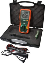 Extech - Digital LCD Display, 2,000 Megohm Electrical Insulation Resistance Tester & Megohmmeter - 1,000 VAC Max Test Voltage, Powered by 1.5V AA Battery - USA Tool & Supply