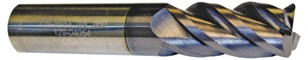 ProMax - 3/4" Diam 4 Flute Solid Carbide 0.09" Corner Radius End Mill - USA Tool & Supply