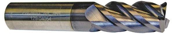 ProMax - 3/4", 4 Flute, Single End, Solid Carbide, 0.02" Corner Radius End Mill - 4" OAL, 40° Helix, Right Hand Flute, 1-1/2" LOC, Right Hand Cut - USA Tool & Supply