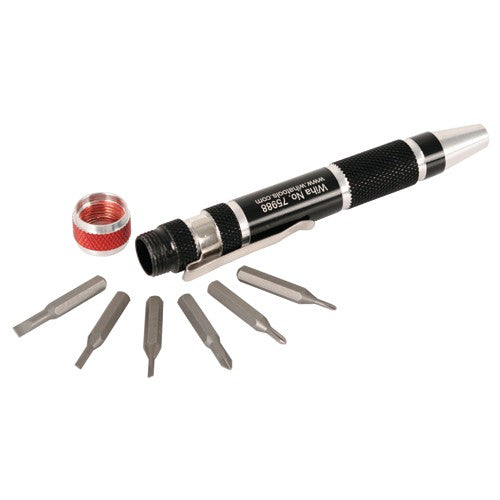 MICROBIT POCKET CLIP SET SL/PH 7PC - USA Tool & Supply