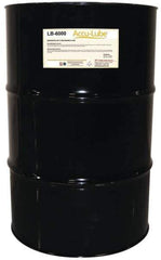 Accu-Lube - Accu-Lube LB-6000, 55 Gal Drum Cutting & Sawing Fluid - Natural Ingredients, For Aluminum Machining, Drilling, Light-Duty Milling, Punching, Tapping - USA Tool & Supply