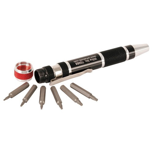 MICROBIT POCKET CLIP SET TORX 7PC - USA Tool & Supply