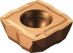 Sandvik Coromant - 88005C LM Grade 1144 Carbide Indexable Drill Insert - TiAlN/AlCr2O3 Finish, Square, 8.4mm Inscribed Circle - USA Tool & Supply