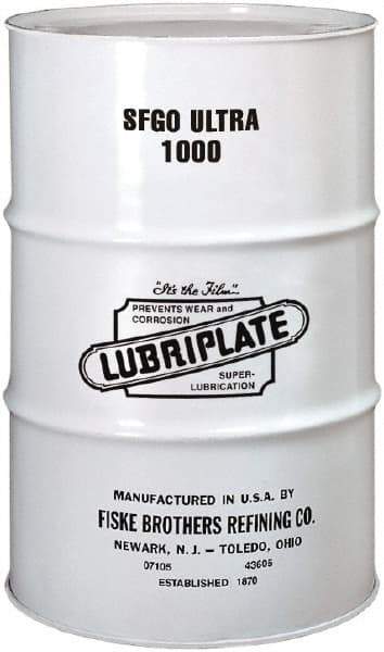 Lubriplate - 55 Gal Drum, Synthetic Gear Oil - 15°F to 400°F, 4900 SUS Viscosity at 100°F, 372 SUS Viscosity at 210°F, ISO 1000 - USA Tool & Supply