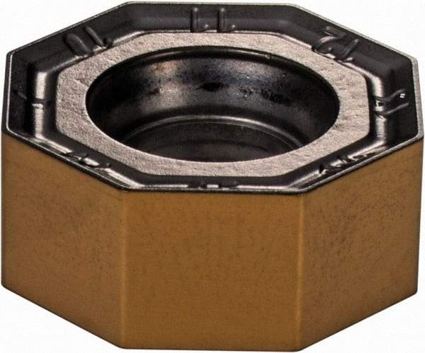 Iscar - ONHU050505 TNMM Grade IC830 Carbide Milling Insert - TiAlN/TiN Finish, 0.205" Thick, 13mm Inscribed Circle, 0.51mm Corner Radius - USA Tool & Supply