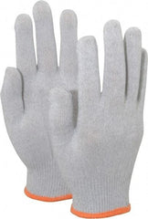 PRO-SAFE - Size M (8) Electrostatic Dissipative (ESD) Fiber Yarns General Protection Work Gloves - For Static Control, Uncoated, Knit Wrist Cuff, Full Fingered, Gray, Paired - USA Tool & Supply