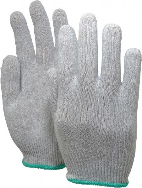 PRO-SAFE - Size S (7) Electrostatic Dissipative (ESD) Fiber Yarns General Protection Work Gloves - For Static Control, Uncoated, Knit Wrist Cuff, Full Fingered, Gray, Paired - USA Tool & Supply