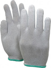 PRO-SAFE - Size S (7) Electrostatic Dissipative (ESD) Fiber Yarns General Protection Work Gloves - For Static Control, Uncoated, Knit Wrist Cuff, Full Fingered, Gray, Paired - USA Tool & Supply