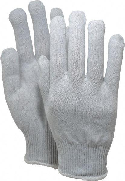 PRO-SAFE - Size XL (10) Electrostatic Dissipative (ESD) Fiber Yarns General Protection Work Gloves - For Static Control, Uncoated, Knit Wrist Cuff, Full Fingered, Gray, Paired - USA Tool & Supply