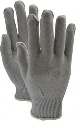 PRO-SAFE - Size 2XL (11) Electrostatic Dissipative (ESD) Fiber Yarns General Protection Work Gloves - For Static Control, Uncoated, Knit Wrist Cuff, Full Fingered, Gray, Paired - USA Tool & Supply