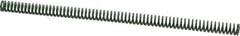 Dayton Lamina - 5/8" Hole Diam, 11/32" Rod Diam, 12" Free Length, Green Die Spring - 1.5 Lb Max Deflection, 4.8" Max Deflection, Light Duty, Chromium Vanadium Steel - USA Tool & Supply