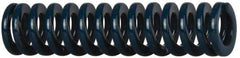 Dayton Lamina - 3/8" Hole Diam, 3/16" Rod Diam, 1-1/2" Free Length, Blue Die Spring - 6.7 Lb Max Deflection, 0.56" Max Deflection, Medium Duty, Chromium Vanadium Steel - USA Tool & Supply