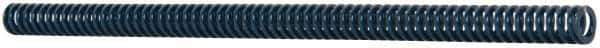 Dayton Lamina - 5/8" Hole Diam, 11/32" Rod Diam, 12" Free Length, Blue Die Spring - 2.36 Lb Max Deflection, 4.5" Max Deflection, Medium Duty, Chromium Vanadium Steel - USA Tool & Supply