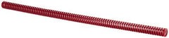 Dayton Lamina - 1/2" Hole Diam, 9/32" Rod Diam, 12" Free Length, Red Die Spring - 1.77 Lb Max Deflection, 3.6" Max Deflection, Heavy Duty, Chromium Vanadium Steel - USA Tool & Supply