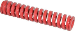 Dayton Lamina - 3/4" Hole Diam, 3/8" Rod Diam, 3-1/2" Free Length, Red Die Spring - 30.8 Lb Max Deflection, 1.05" Max Deflection, Heavy Duty, Chromium Vanadium Steel - USA Tool & Supply