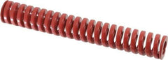 Dayton Lamina - 3/4" Hole Diam, 3/8" Rod Diam, 5" Free Length, Red Die Spring - 21.2 Lb Max Deflection, 1.5" Max Deflection, Heavy Duty, Chromium Vanadium Steel - USA Tool & Supply