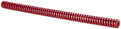 Dayton Lamina - 3/4" Hole Diam, 3/8" Rod Diam, 12" Free Length, Red Die Spring - 8.6 Lb Max Deflection, 3.6" Max Deflection, Heavy Duty, Chromium Vanadium Steel - USA Tool & Supply