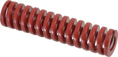 Dayton Lamina - 1" Hole Diam, 1/2" Rod Diam, 4" Free Length, Red Die Spring - 41.8 Lb Max Deflection, 1.2" Max Deflection, Heavy Duty, Chromium Vanadium Steel - USA Tool & Supply