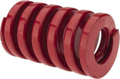 Dayton Lamina - 1-1/4" Hole Diam, 5/8" Rod Diam, 2" Free Length, Red Die Spring - 154 Lb Max Deflection, 0.6" Max Deflection, Heavy Duty, Chromium Vanadium Steel - USA Tool & Supply