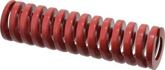 Dayton Lamina - 1-1/2" Hole Diam, 3/4" Rod Diam, 5-1/2" Free Length, Red Die Spring - 64.3 Lb Max Deflection, 1.65" Max Deflection, Heavy Duty, Chromium Vanadium Steel - USA Tool & Supply