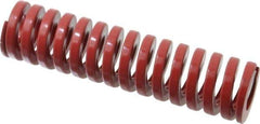 Dayton Lamina - 1-1/2" Hole Diam, 3/4" Rod Diam, 6" Free Length, Red Die Spring - 59 Lb Max Deflection, 1.8" Max Deflection, Heavy Duty, Chromium Vanadium Steel - USA Tool & Supply