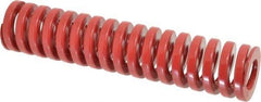 Dayton Lamina - 1-1/2" Hole Diam, 3/4" Rod Diam, 7" Free Length, Red Die Spring - 50.3 Lb Max Deflection, 2.1" Max Deflection, Heavy Duty, Chromium Vanadium Steel - USA Tool & Supply